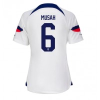 Maglie da calcio stati Uniti Yunus Musah #6 Prima Maglia Femminile Mondiali 2022 Manica Corta